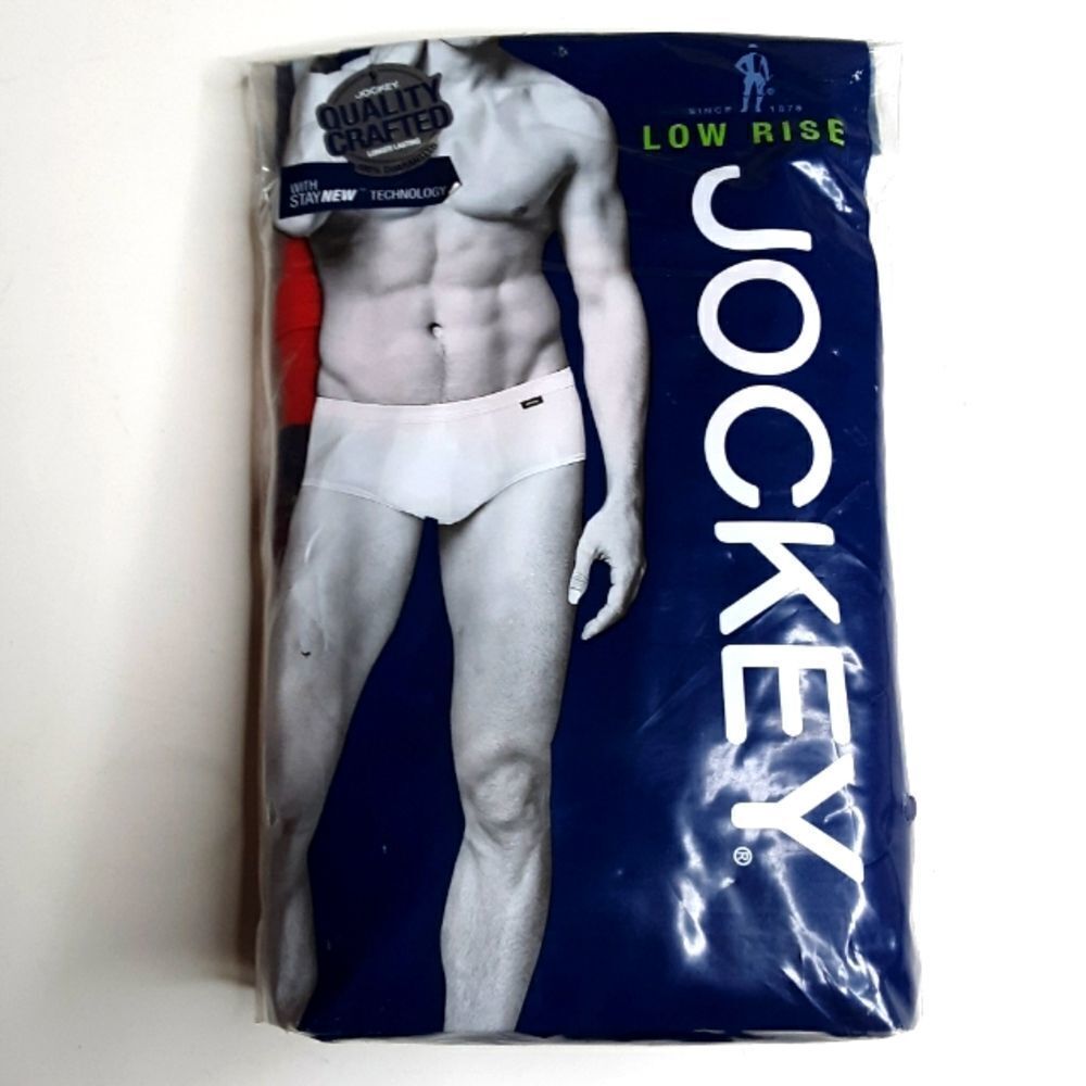 Men Jockey 4pcs Low Rise Brief Underwear size S(28-30)